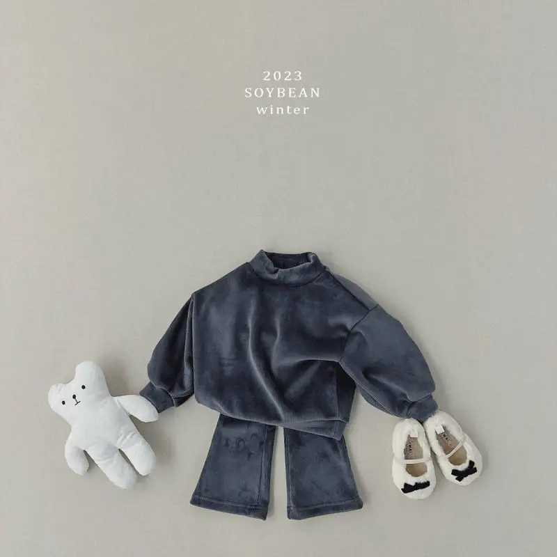 Soybean - Korean Children Fashion - #kidzfashiontrend - Mink Top Bottom Set - 3