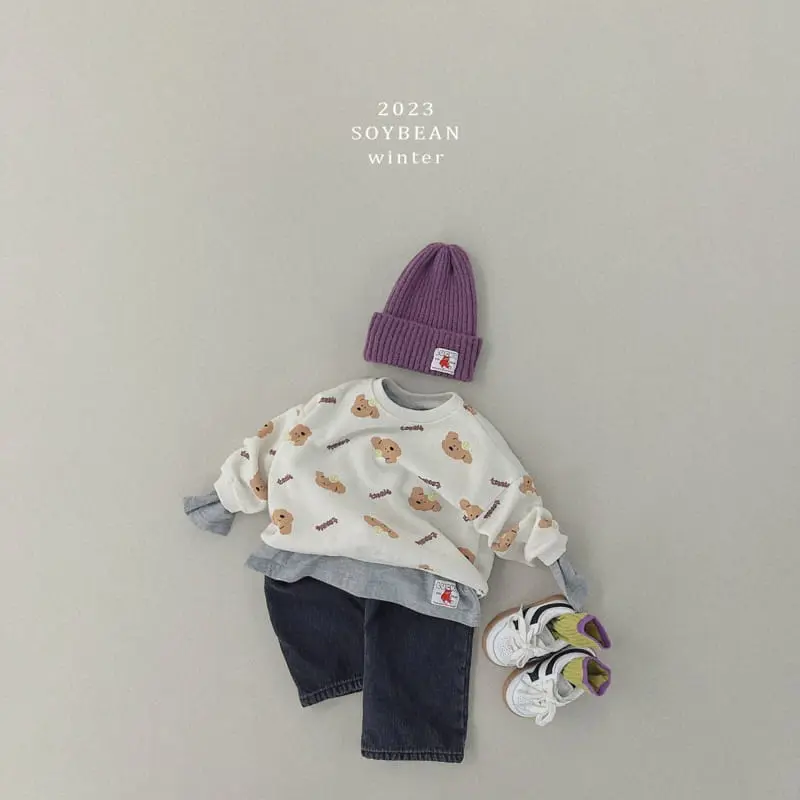 Soybean - Korean Children Fashion - #kidzfashiontrend - Wide Jeans - 2