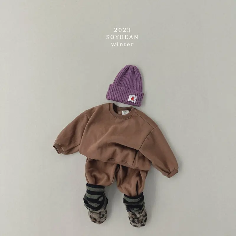Soybean - Korean Children Fashion - #kidzfashiontrend - Fleece Rolly Pop Top Bottom Set - 7