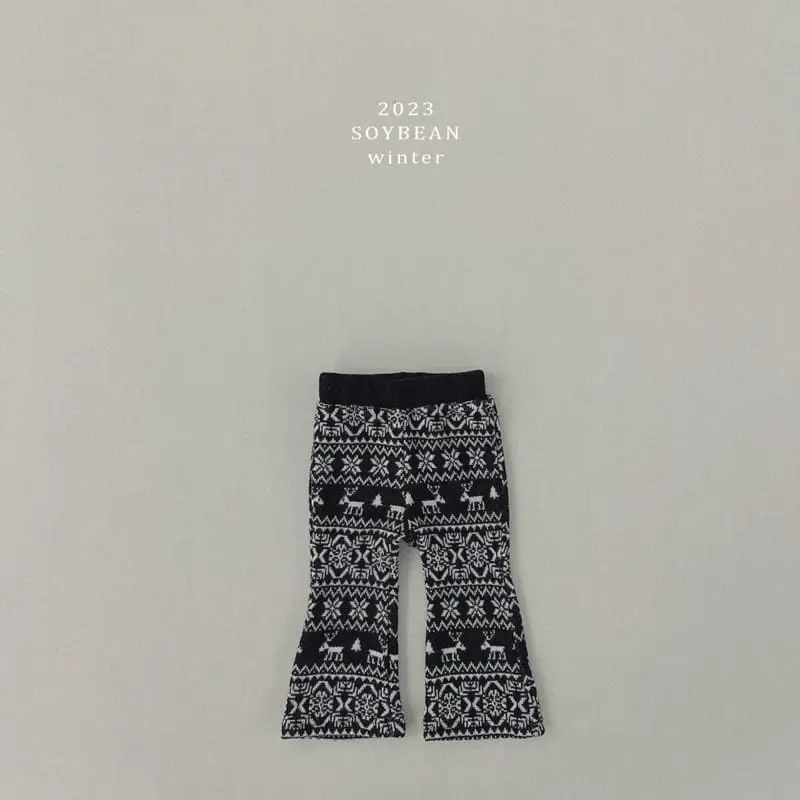 Soybean - Korean Children Fashion - #littlefashionista - Retro Knit Pants - 6