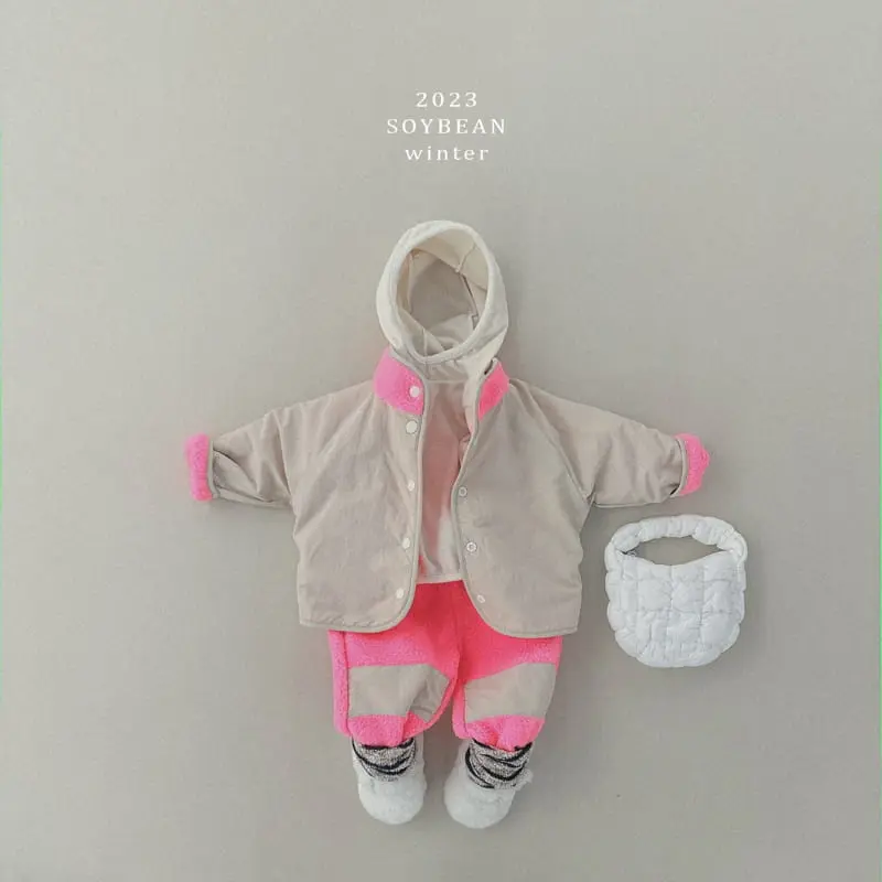 Soybean - Korean Children Fashion - #littlefashionista - Fleece Pants - 9