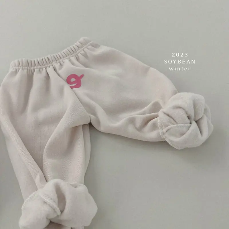 Soybean - Korean Children Fashion - #magicofchildhood - Fleece Pig Top Bottom Set - 11