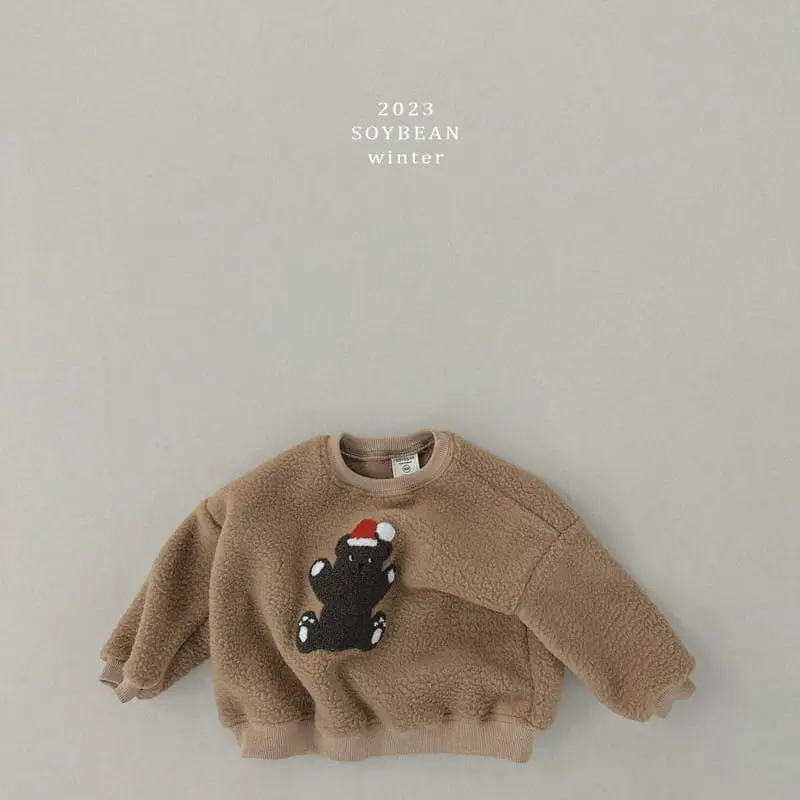 Soybean - Korean Children Fashion - #magicofchildhood - Bear Bbogle Sweatshirt - 4
