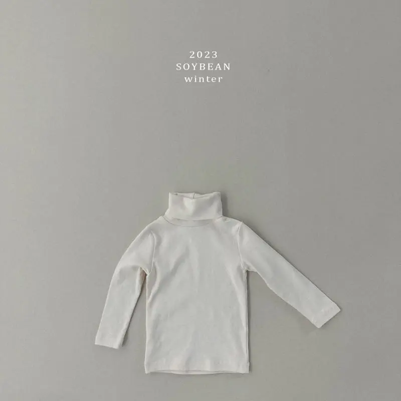 Soybean - Korean Children Fashion - #prettylittlegirls - Inner Slim Turtleneck Tee