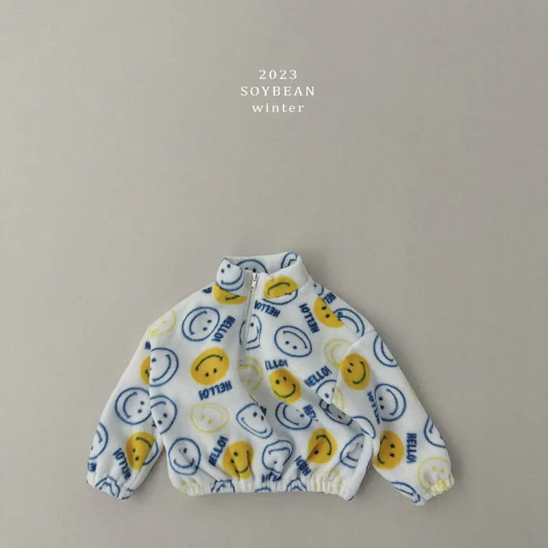 Soybean - Korean Children Fashion - #prettylittlegirls - Smile Pleats Top Bottom Set - 10