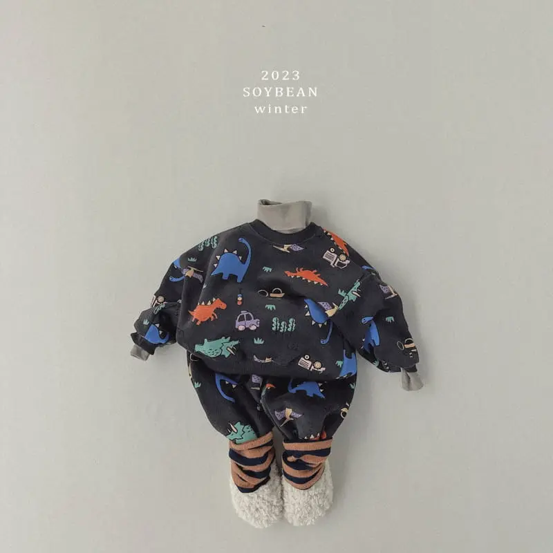 Soybean - Korean Children Fashion - #toddlerclothing - Inner Slim Turtleneck Tee - 4