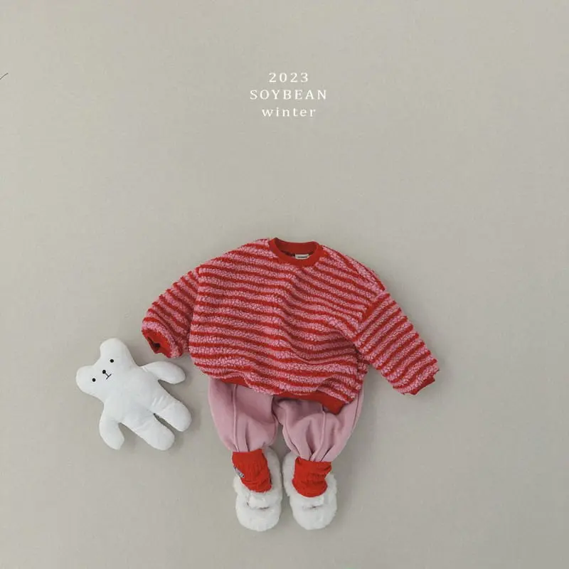 Soybean - Korean Children Fashion - #stylishchildhood - Fleece Pintuck Pants