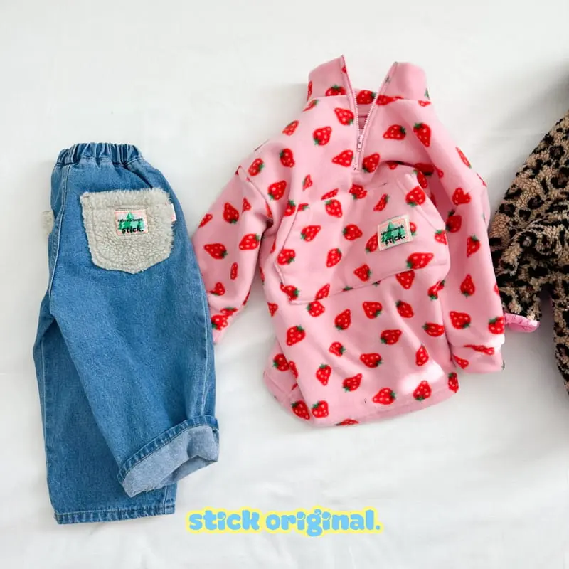 Stick - Korean Children Fashion - #childofig - Fleece One-piece - 11