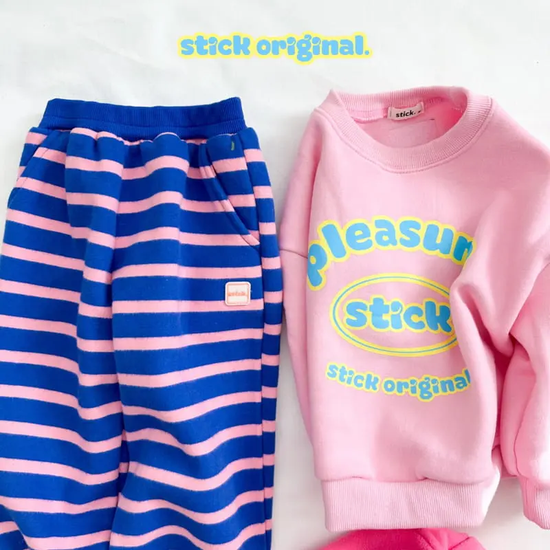 Stick - Korean Children Fashion - #kidzfashiontrend - Fleece Goney Pants - 6