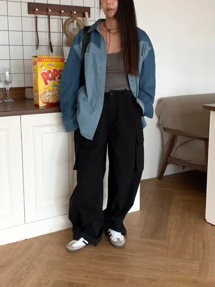 Sunder Market - Korean Women Fashion - #momslook - Angle Color Shirt - 2