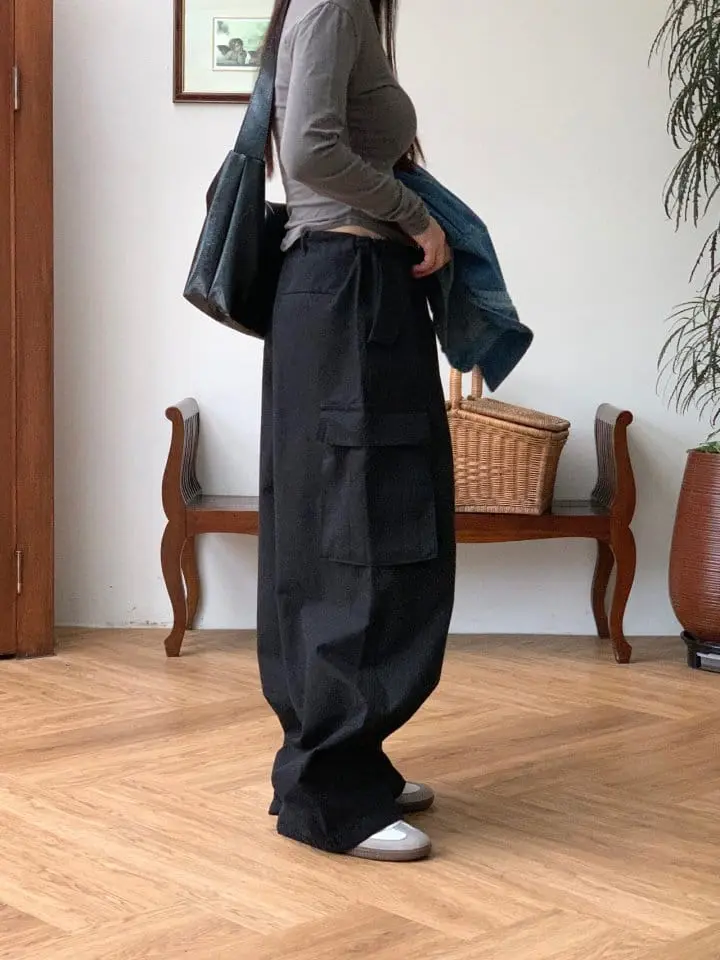 Sunder Market - Korean Women Fashion - #momslook - Twill Cargo Pants - 10