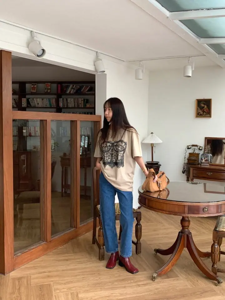 Sunder Market - Korean Women Fashion - #momslook - Corset Tee - 2