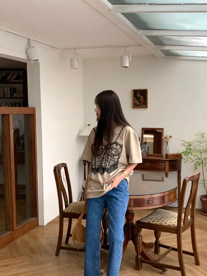Sunder Market - Korean Women Fashion - #momslook - Corset Tee - 4