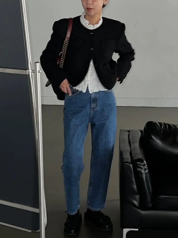 Sunder Market - Korean Women Fashion - #momslook - Modern Bookle Jacket - 11