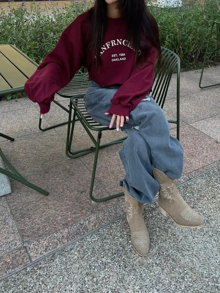 Sunder Market - Korean Women Fashion - #momslook - Sanfran Sweatshirt - 8