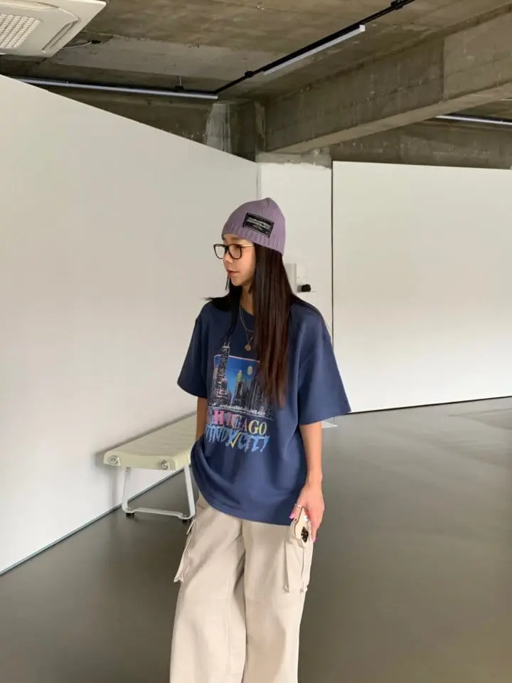 Sunder Market - Korean Women Fashion - #shopsmall - Waffle Paint Tee - 7