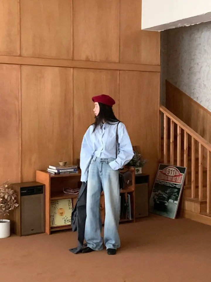Sunder Market - Korean Women Fashion - #vintageinspired - Nomal Shirt - 3
