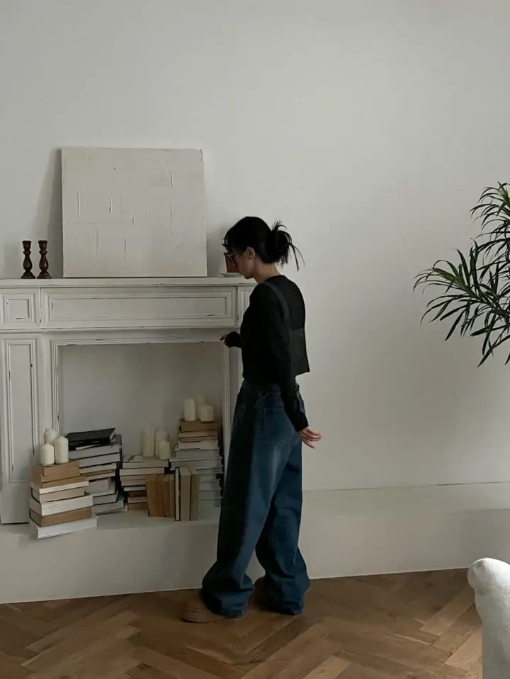 Sunder Market - Korean Women Fashion - #vintageinspired - Black Pants - 4