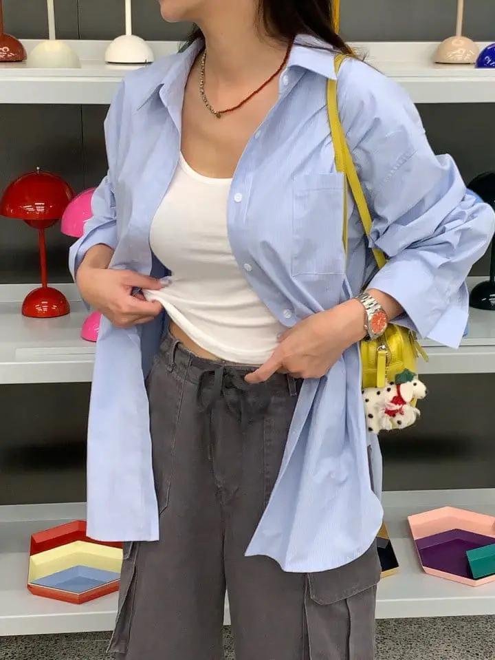 Sunder Market - Korean Women Fashion - #vintageinspired - Nomal Shirt - 4
