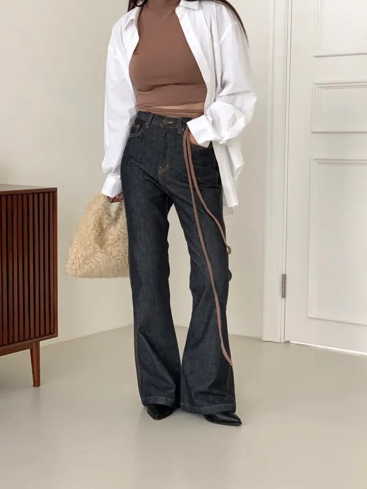 Sunder Market - Korean Women Fashion - #womensfashion - Bootscut Pants - 7