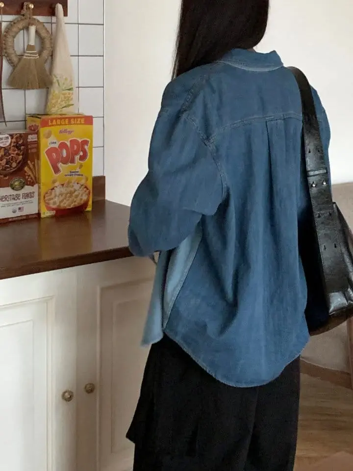 Sunder Market - Korean Women Fashion - #womensfashion - Angle Color Shirt - 5