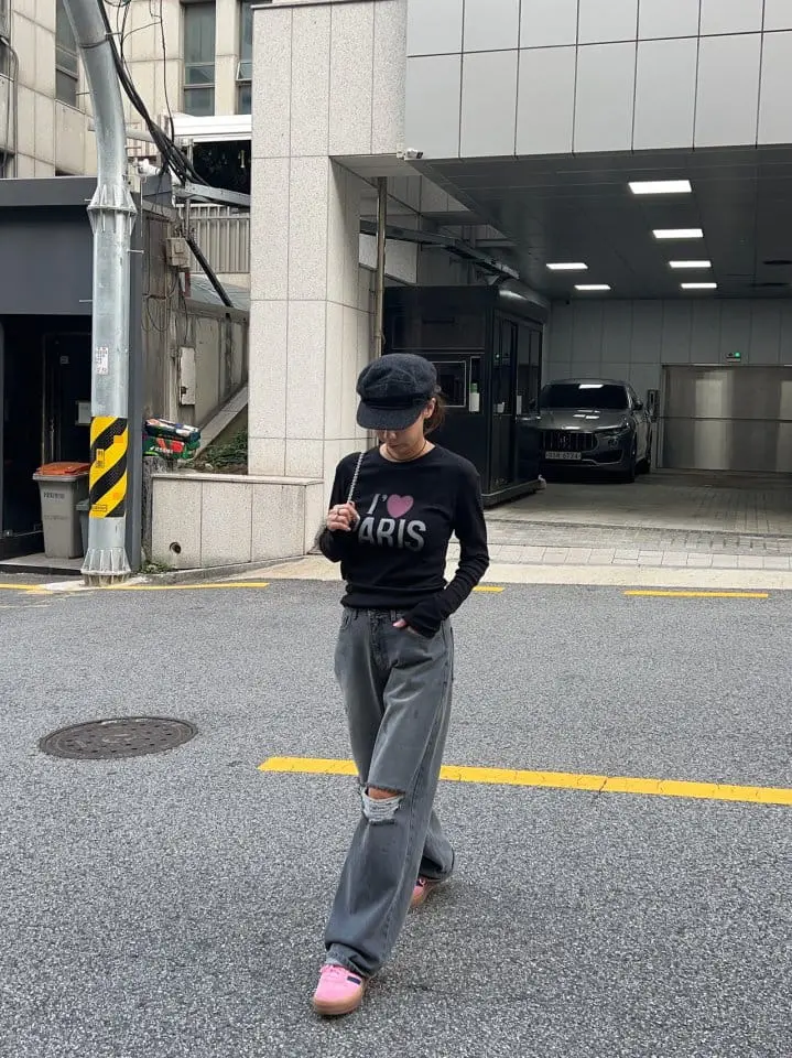 Sunder Market - Korean Women Fashion - #womensfashion - Paris Rib Tee - 12