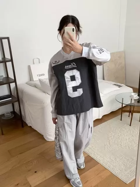 Tails - Korean Women Fashion - #momslook - Nine Sweatshirt - 3