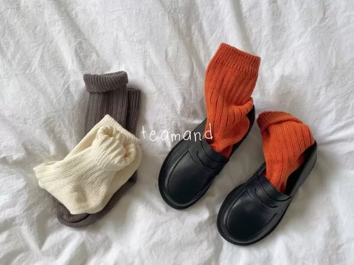 Teamand - Korean Children Fashion - #childofig - Butter Sand Socks Set - 3