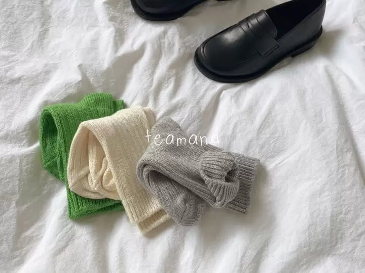 Teamand - Korean Children Fashion - #childrensboutique - Green Rea Sand Socks Set - 4
