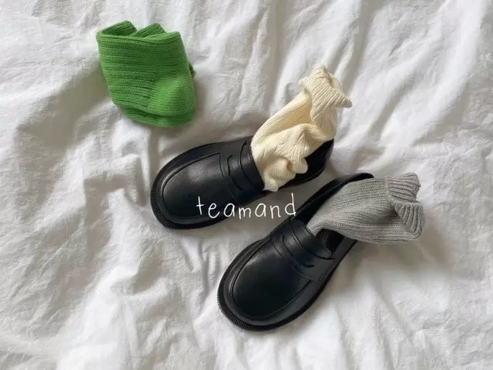 Teamand - Korean Children Fashion - #discoveringself - Green Rea Sand Socks Set - 5