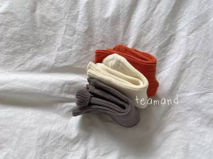 Teamand - Korean Children Fashion - #prettylittlegirls - Butter Sand Socks Set
