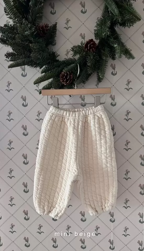 The Beige - Korean Baby Fashion - #babyclothing - Quilting Pants - 4