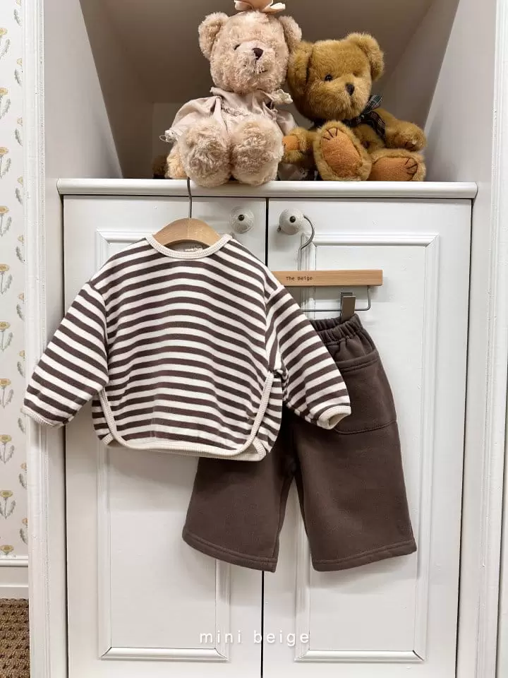 The Beige - Korean Baby Fashion - #babyfashion - Piping SWeatshirt - 9