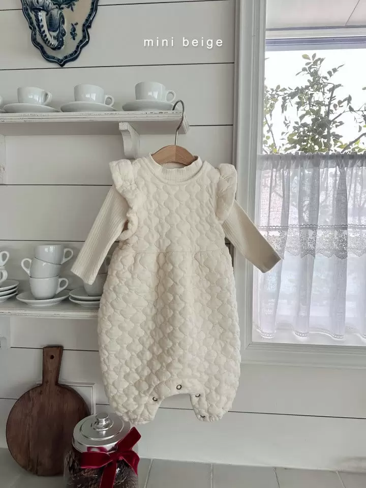 The Beige - Korean Baby Fashion - #babyfever - Rib HAlf Turtleneck TEe - 6