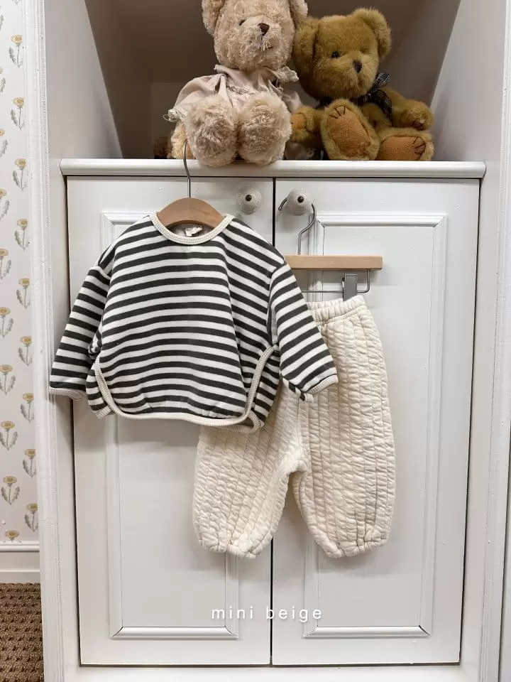 The Beige - Korean Baby Fashion - #babygirlfashion - Piping SWeatshirt - 11
