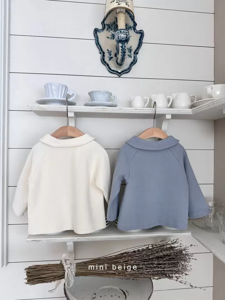 The Beige - Korean Baby Fashion - #babyoninstagram - Collar Raglan Tee - 2