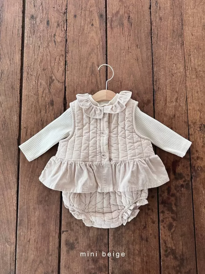 The Beige - Korean Baby Fashion - #babyootd - Rib HAlf Turtleneck TEe - 10