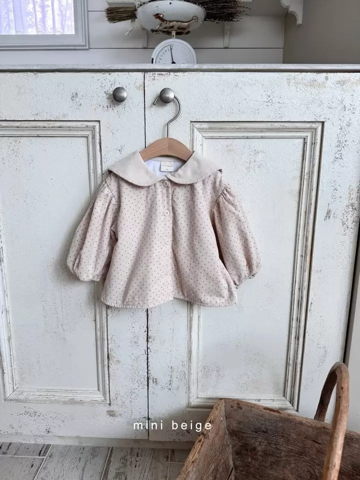 The Beige - Korean Baby Fashion - #babyoutfit - Dot Sailor Bouse - 4