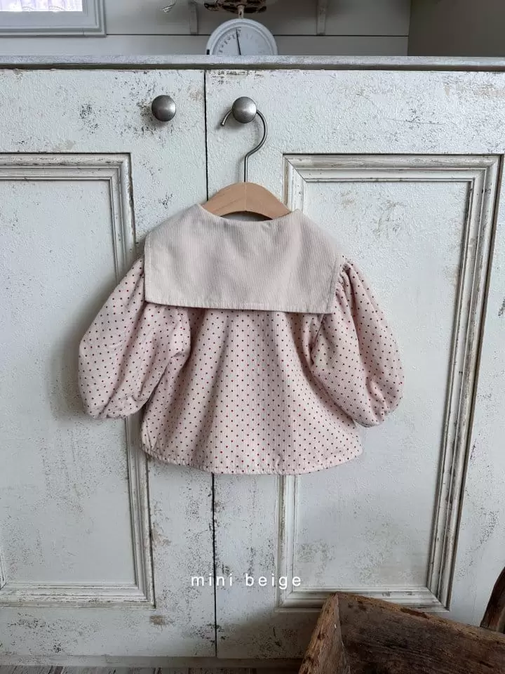 The Beige - Korean Baby Fashion - #onlinebabyboutique - Dot Sailor Bouse - 6