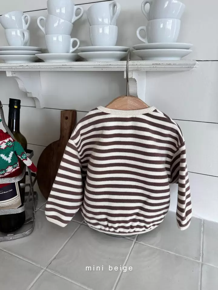 The Beige - Korean Baby Fashion - #onlinebabyboutique - Piping SWeatshirt - 4