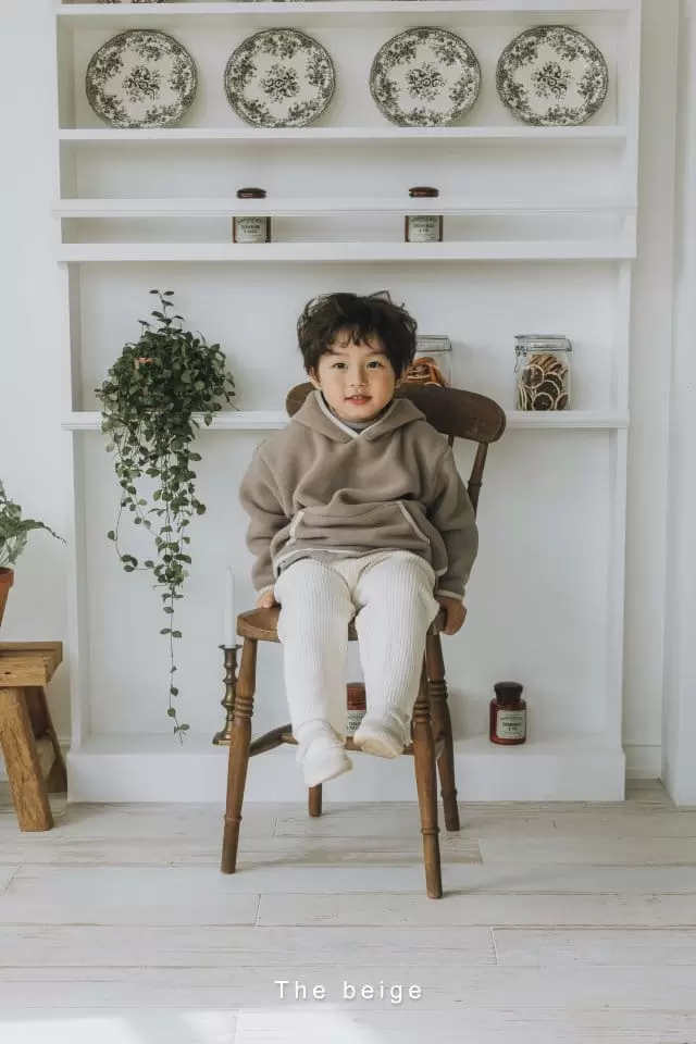 The Beige - Korean Children Fashion - #fashionkids - Fleece Hoody Tee - 8