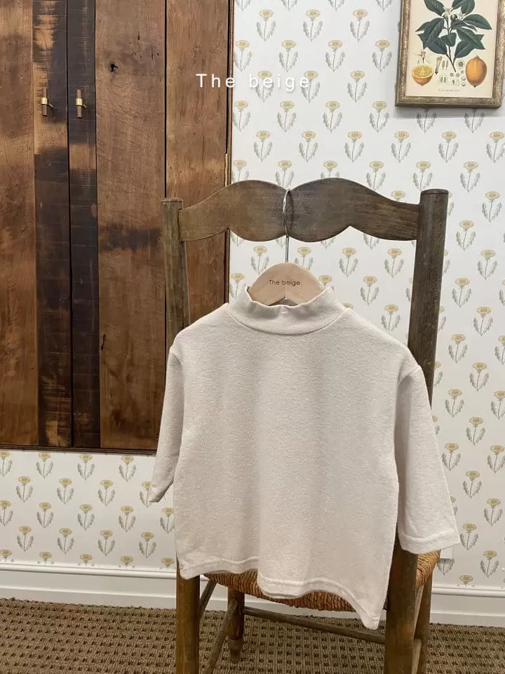 The Beige - Korean Children Fashion - #toddlerclothing - Half Turtleneck Tee