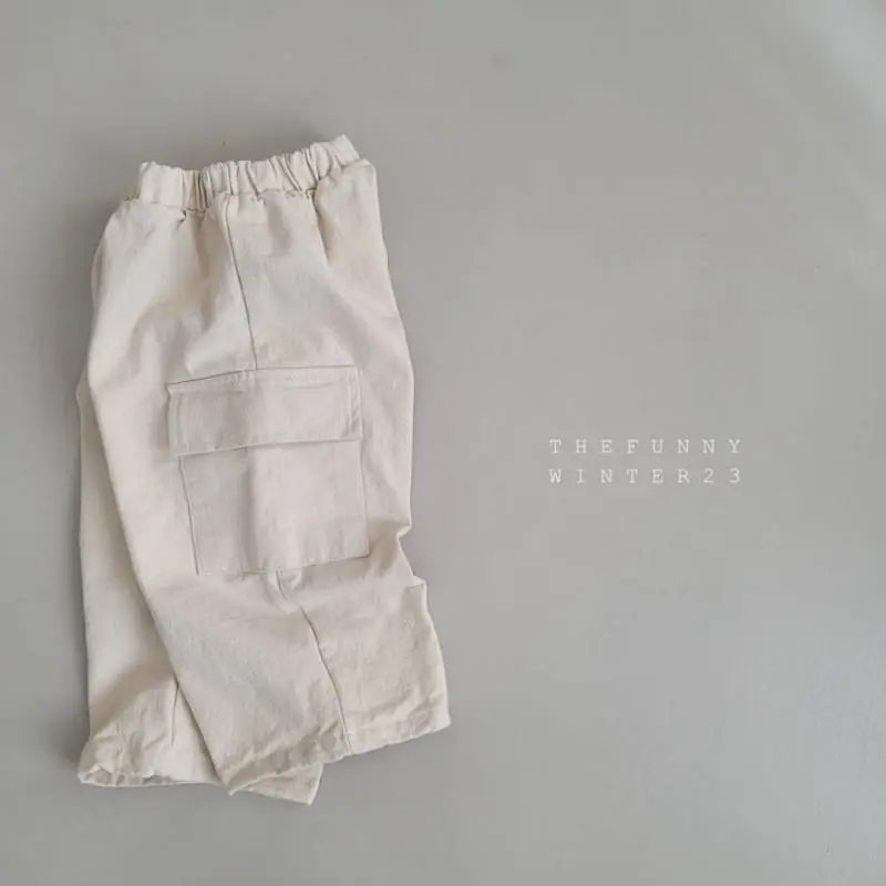 The Funny - Korean Children Fashion - #designkidswear - Peach Cargo Pants - 10