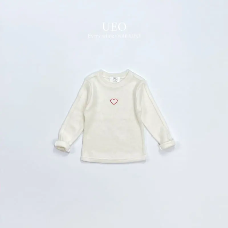 U Eo - Korean Children Fashion - #childofig - Heart Deggi Tee - 4