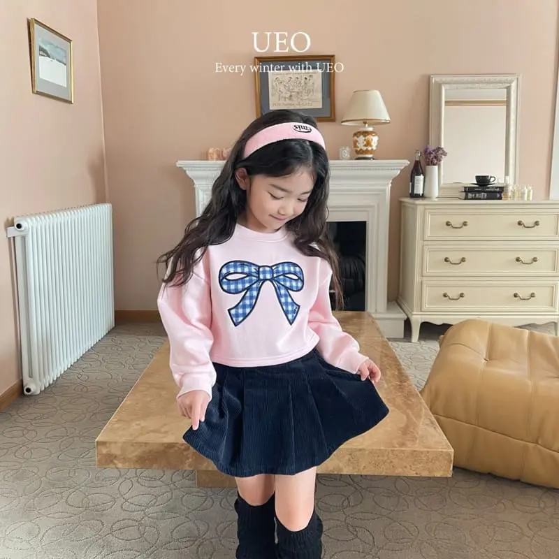 U Eo - Korean Children Fashion - #childrensboutique - Robbon Crop Sweatshirt - 12