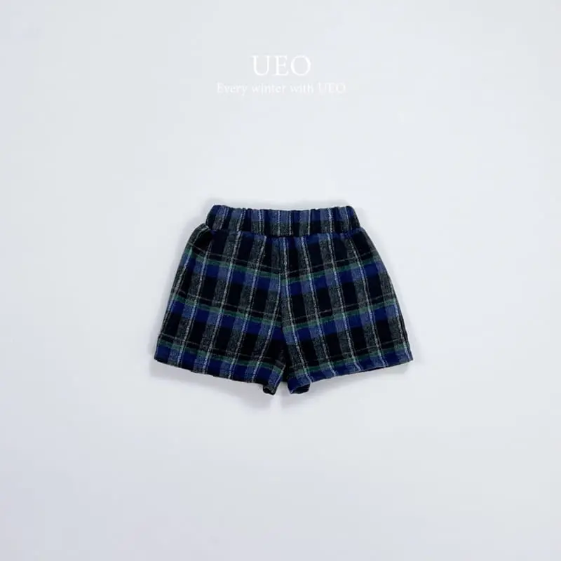 U Eo - Korean Children Fashion - #fashionkids - Check Skirt Pants - 5