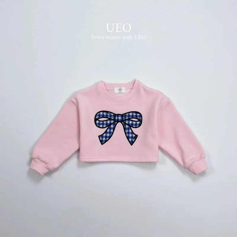 U Eo - Korean Children Fashion - #kidsstore - Robbon Crop Sweatshirt