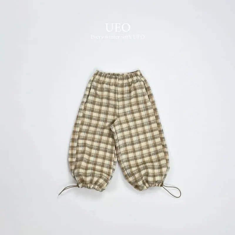 U Eo - Korean Children Fashion - #minifashionista - Check String Pants - 7