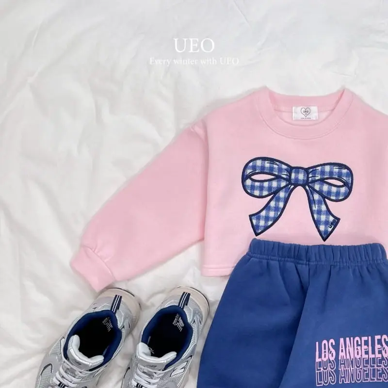 U Eo - Korean Children Fashion - #todddlerfashion - Robbon Crop Sweatshirt - 8