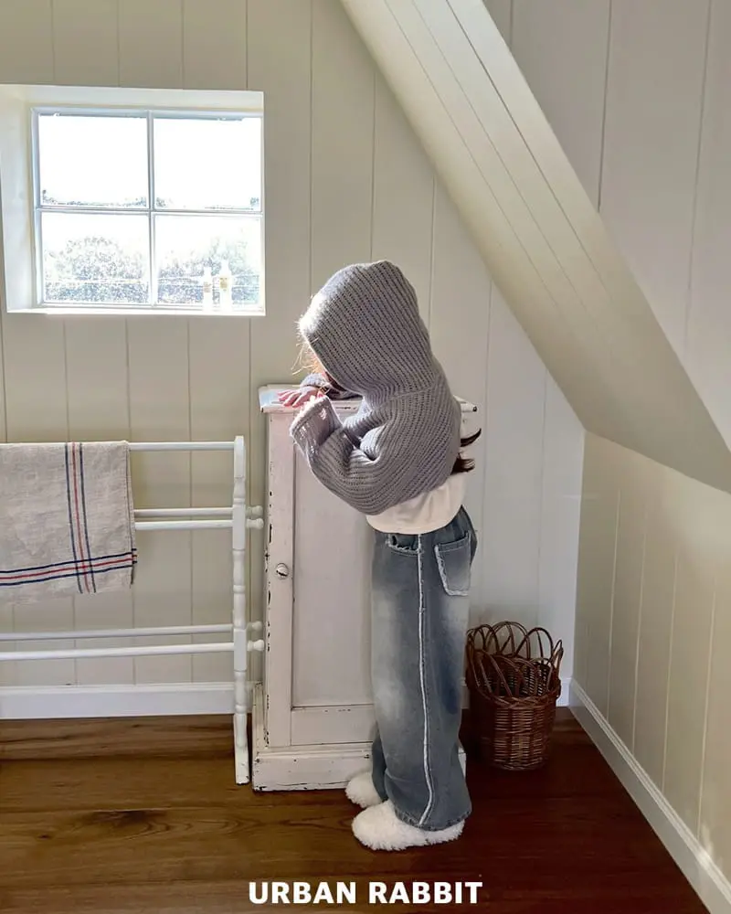 Urban Rabbit - Korean Children Fashion - #childofig - Deggi Fleece Jeans - 6